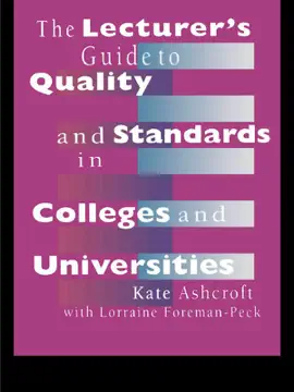 Read: The Lecturer's Guide to Quality Book and Standards in Colleges and Universities