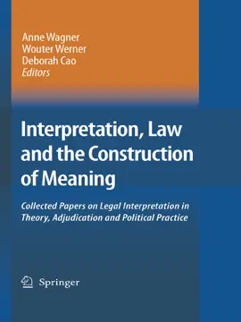 Read: Interpretation, Book Law and the Construction of Meaning