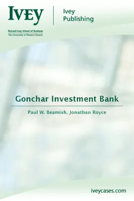 Read: Gonchar Investment Bank Book