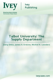Talbot University: The Supply Department by Joerg Dietz