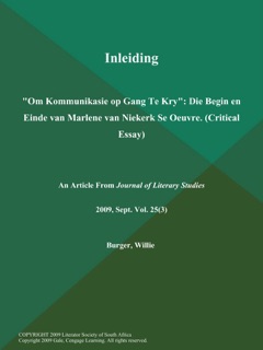 Inleiding: 