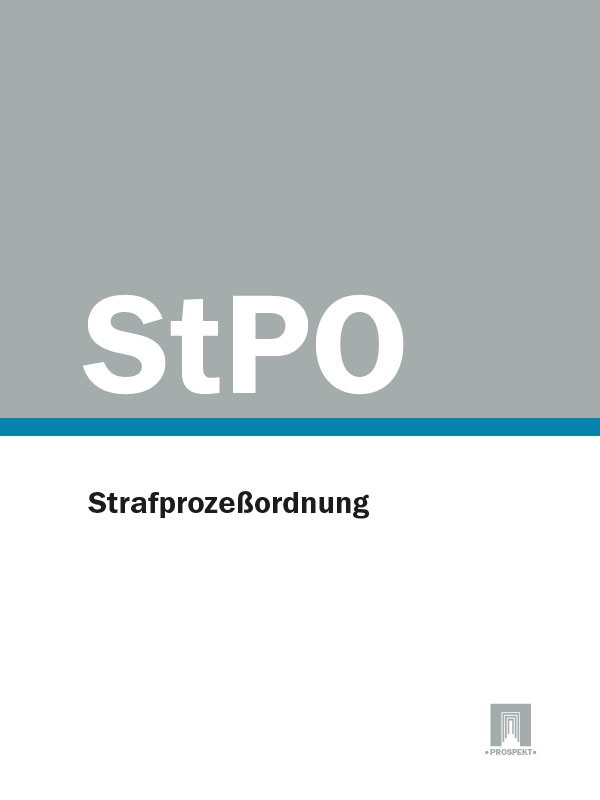 Strafprozeßordnung (StPO)