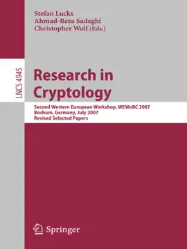 Read: Research Book in Cryptology