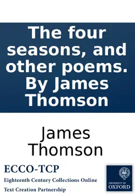 Read: The four seasons, and other Book poems. By James Thomson
