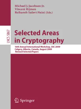 Read: Selected Areas Book in Cryptography
