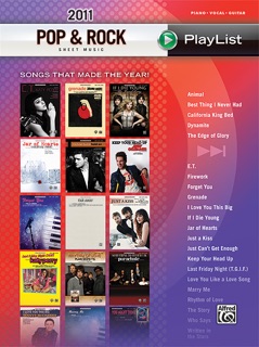 2011 Pop & Rock Sheet Music Playlist: Songs That Made the Year! by Alfred Music