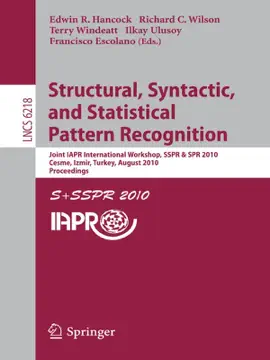 Read: Book Structural, Syntactic, and Statistical Pattern Recognition