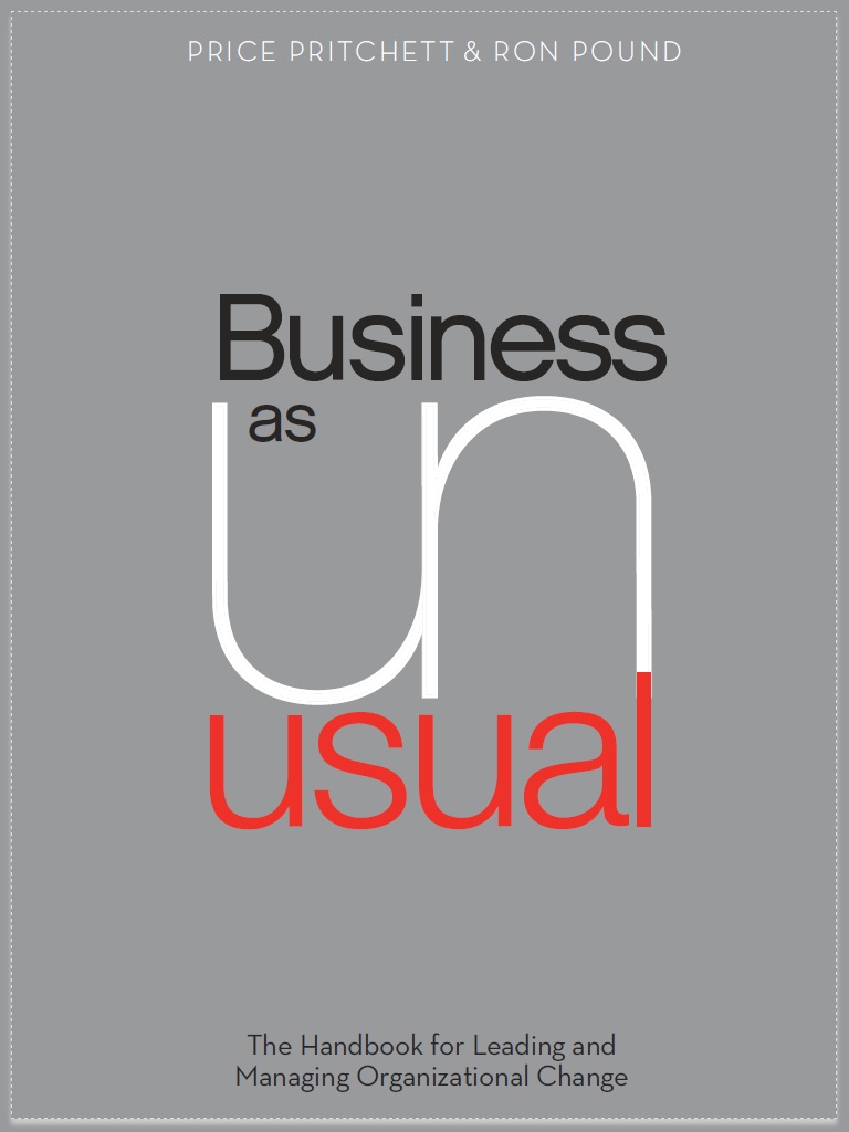 Business as unusual cover