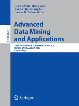 Read: Advanced Data Mining and Applications Book