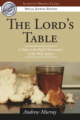 Read: The Lord's Table Book