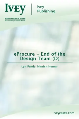 Read: eProcure - Book End of the Design Team (D)