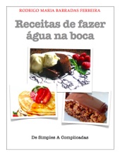 Book cover for Receitas de fazer agua na boca by Rodrigo Maria