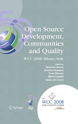 Read: Open Source Development, Communities Book and Quality