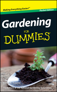 Gardening For Dummies, Pocket Edition - Steven A. Frowine &amp; National Gardening Association Cover Art