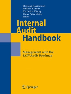 Internal Audit Handbook by Henning Kagermann, William Kinney, Karlheinz Küting & Claus-Peter Weber