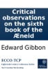 Book Critical observations on the sixth book of the Æneid