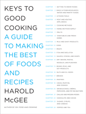 Keys to Good Cooking - Harold McGee Cover Art