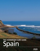Book cover for The Stormrider Surf Guide Spain by Bruce Sutherland & Tony Butt