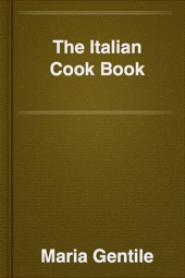 Book cover for The Italian Cook Book by Maria Gentile