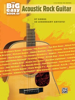 The Big Easy Book of Acoustic Rock Guitar (Easy Guitar TAB Sheet Music) by Alfred Music