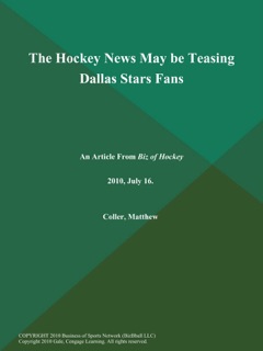 The Hockey News May be Teasing Dallas Stars Fans by Matthew Coller
