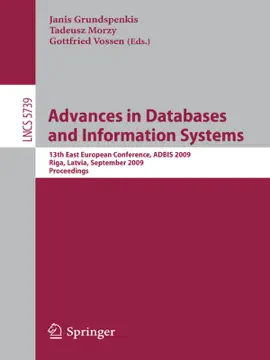 Read: Advances in Databases and Information Systems Book