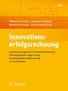 Innovationserfolgsrechnung by Wilhelm Schmeisser, Hermann Mohnkopf, Matthias Hartmann & Gerhard Metze