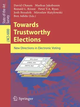 Read: Book Towards Trustworthy Elections