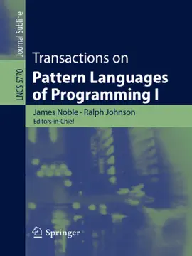 Read: Book Transactions on Pattern Languages of Programming I