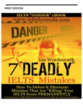 Book cover for 7 “Deadly” IELTS Mistakes by Ian Wordsworth