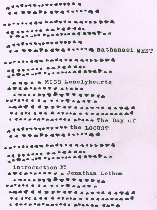Miss Lonelyhearts and The Day of the Locust cover