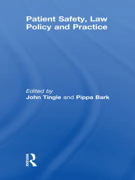 Read: Patient Safety, Book Law Policy and Practice