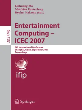 Read: Entertainment Computing Book – ICEC 2007