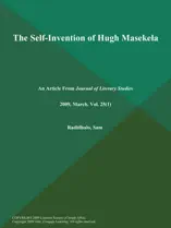 The Self-Invention of Hugh Masekela