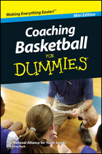Coaching Basketball For Dummies, Mini Edition - National Alliance for Youth Sports &amp; Greg Bach Cover Art