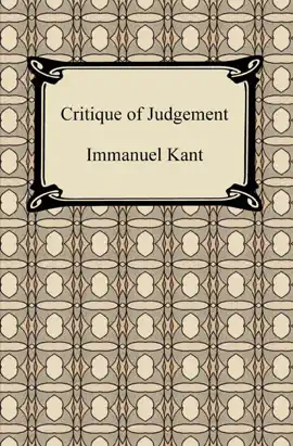 Read: Critique of Judgement Book