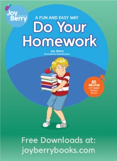 A Fun And Easy Way To Do Your Homework by Joy Berry