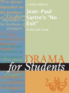A Study Guide for Jean-Paul Sartre's 