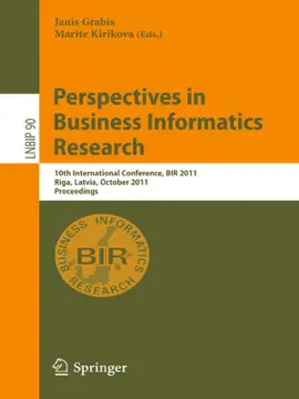 Read: Perspectives in Book Business Informatics Research