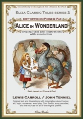 Book cover for Alice in Wonderland by Lewis Carroll & John Tenniel