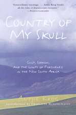 Country of My Skull - Antjie Krog Cover Art