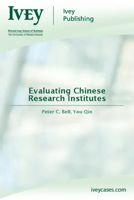 Read: Book Evaluating Chinese Research Institutes
