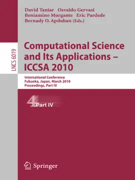 Read: Computational Science and Its Applications Book - ICCSA 2010