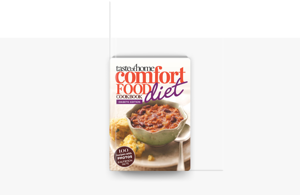 ‎Taste of Home Comfort Food Diet Cookbook Diabetic Edition by Taste of