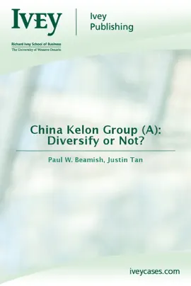 Read: China Book Kelon Group (A): Diversify or Not?