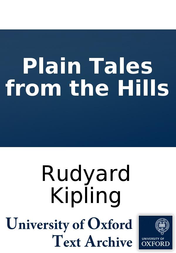 Plain tales from the hills cover