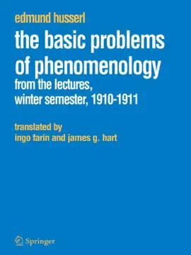 Read: The Book Basic Problems of Phenomenology