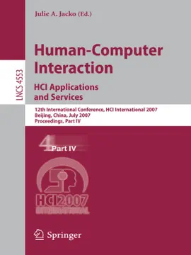 Read: Human-Computer Interaction. HCI Applications and Services Book