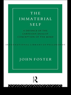 The Immaterial Self by John Foster
