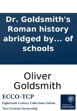 Read: Dr. Book Goldsmith's Roman history abridged by himself for the use of schools